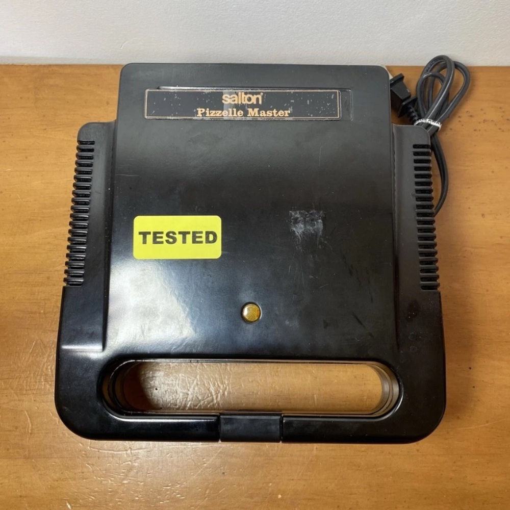 Salton Pizzelle Master Automatic Maker WM-6 Electric Cookie Baker Vintage Works